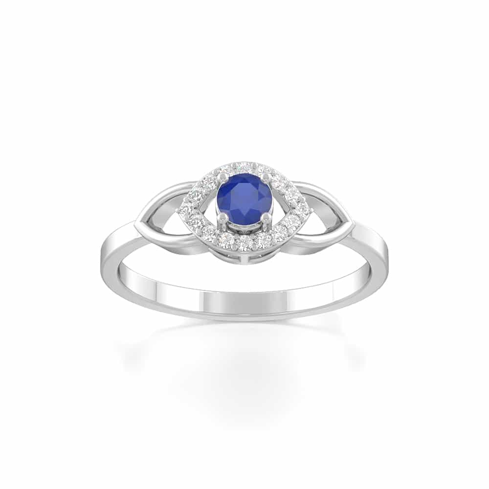 Sphere Eye Blue Sapphire