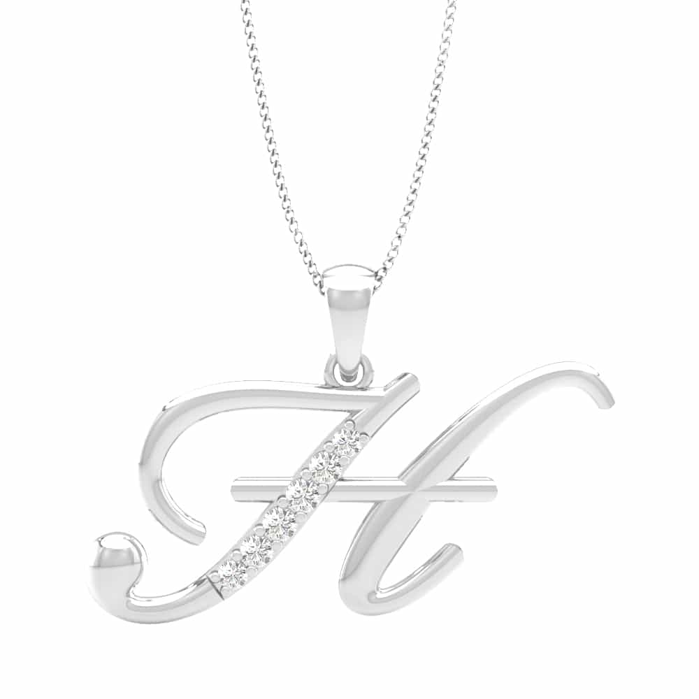 Alphabet H Pendant