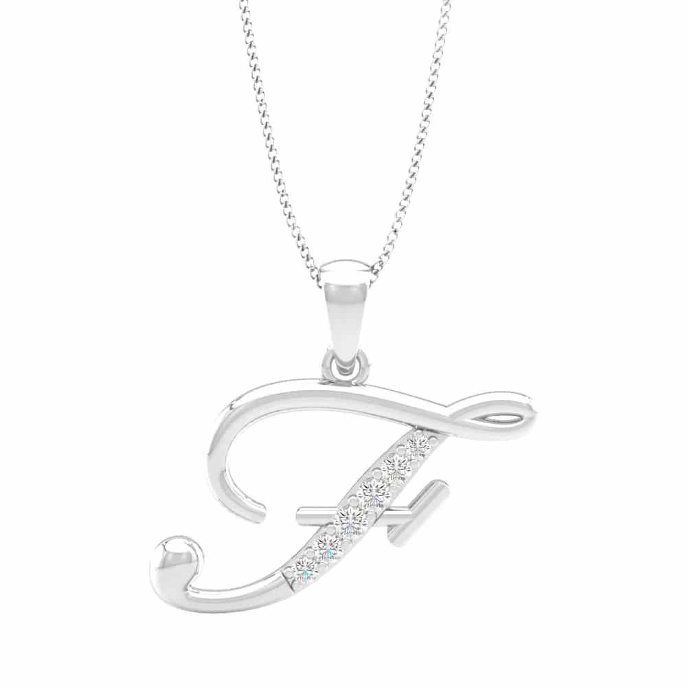 Alphabet F Pendant